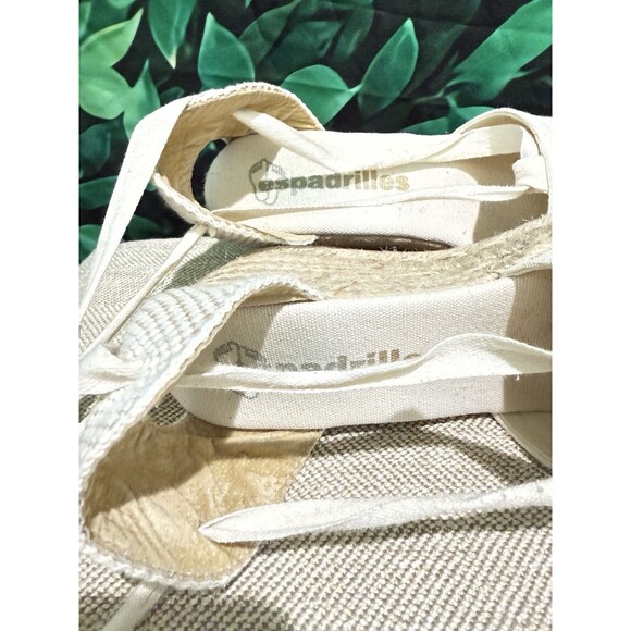 Espadrilles Ankle Tie Wedge Espadrilles EU 40 US 9 Made in Spain - Picture 8 of 8